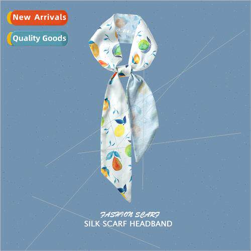 New Korea  thin narrow long summer silk scarf female decorat