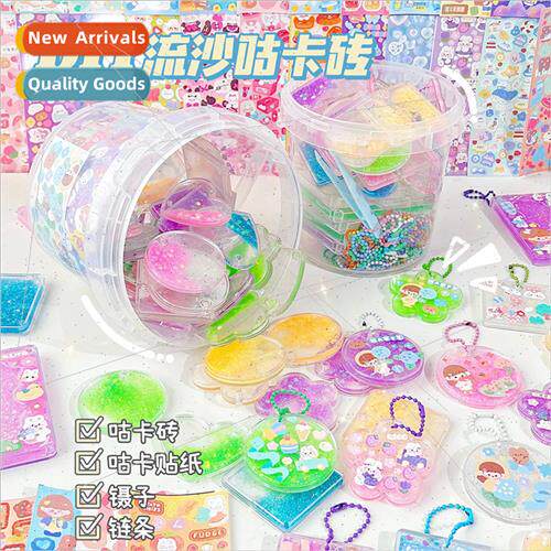 Shaped Quicksilver Guca Tile Set DIY Mahjong Guca Tray Kids
