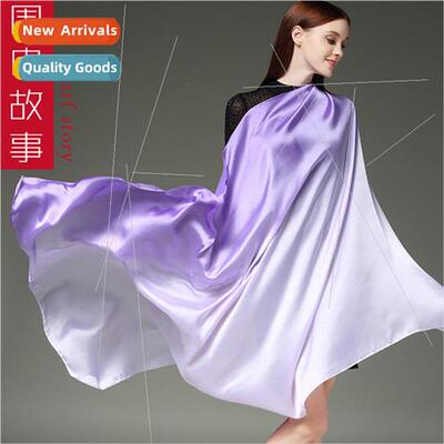 Autumn winter new simulation silk mulberry silk long gradien