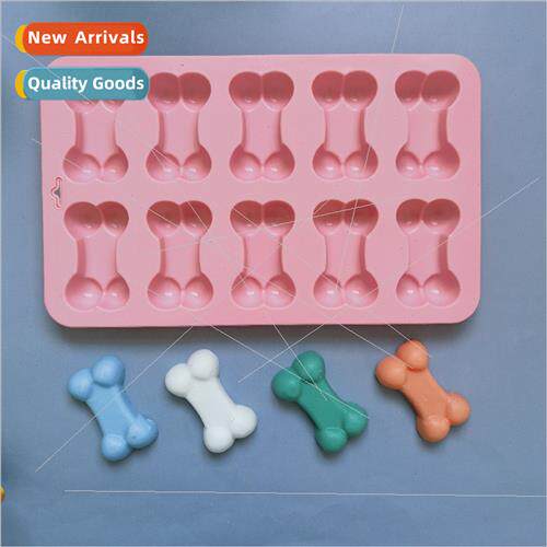 licone 10 bone chocolate cake Jelly pudding soap cake mold B