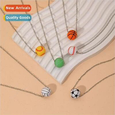 New sports basketball pendant men women necklaces personaliz