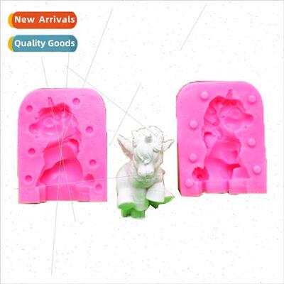 DIY Baking 3D Unicorn Pegasus Flipping Gum Drip Handmade Soa