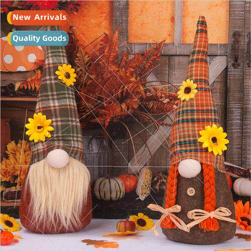 Thanksgiving fall color doll harvest festival decorations su