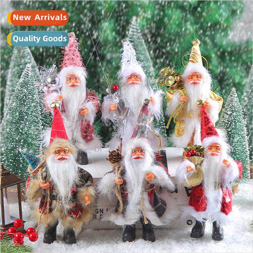 Seven-inch standing Santa Claus Christmas e hanging Christma