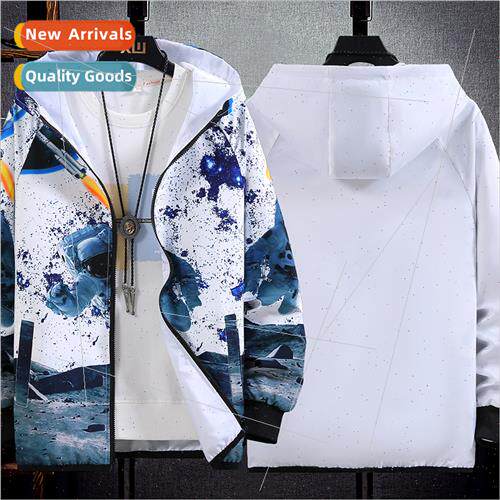 2021 new jacket men fall Korea  nd loose workwear jacket tid