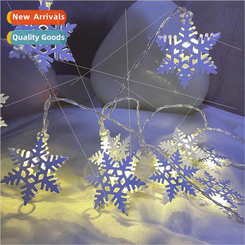 New led Christmas holiday decoration string lights Iron snow