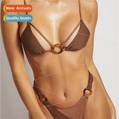 Makers New Europe Swimsu Spl Bikini Patchwork Color Womens S