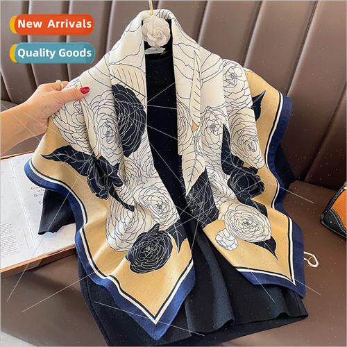 Korea  new fall winter imation wool hfeel fashion Yangqi sca
