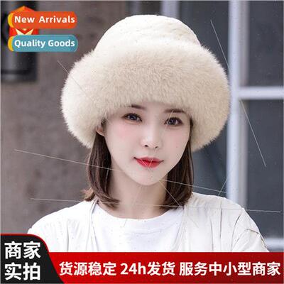 new real otter rabb hair hat female fox hair tide fall winte
