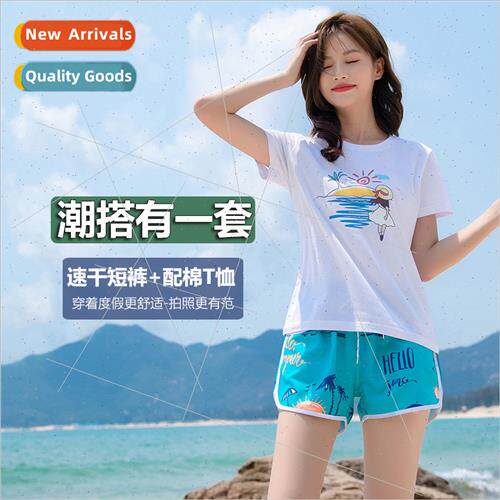 New beach pants beach vacation leisure couple  swimsu loose