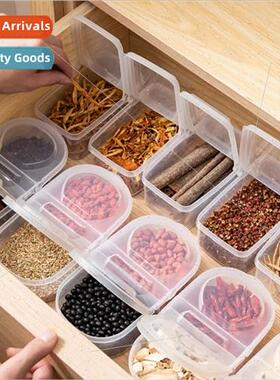 Kchen spice organizer flip lid dry chili pepper seasoning st