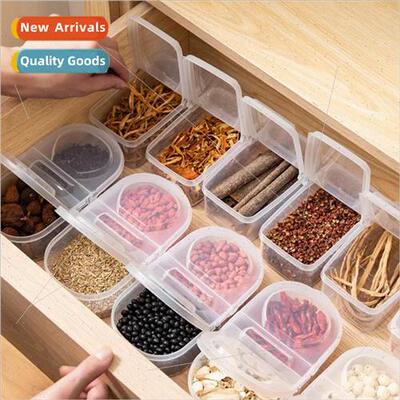 Kchen spice organizer flip lid dry chili pepper seasoning st