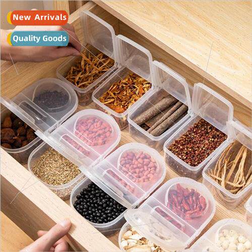 Kchen spice organizer flip lid dry chili pepper seasoning st