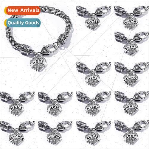 Family Members Ladies Bracelet Creative Fashion Alloy Diamon