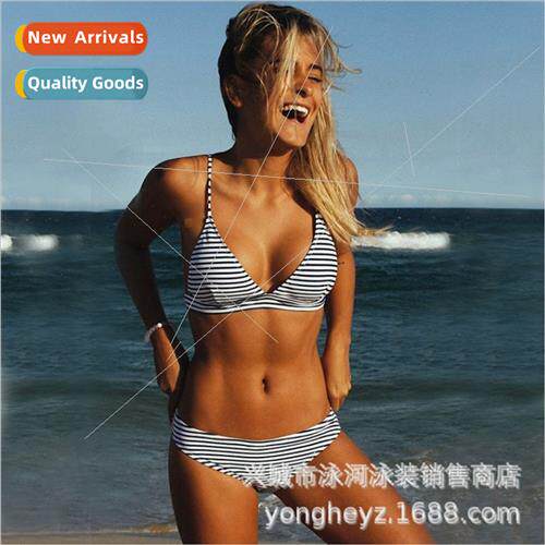 Futai Clothing  2019 New Swimsu Womens Spl Stripe Europe Sex
