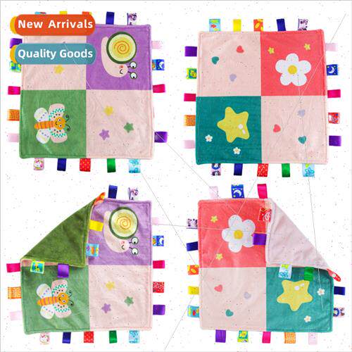 Baby labels soothing emotions drooling towel sleep wh dolls