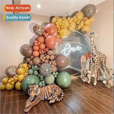 Zoo theme balloon decoration baby birthday party dress up ti