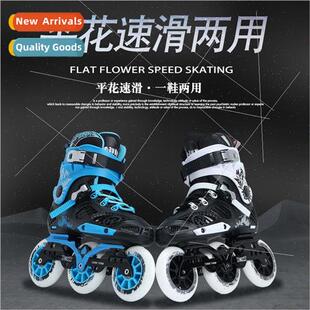 speed skates large three professi B066 wheeled roller