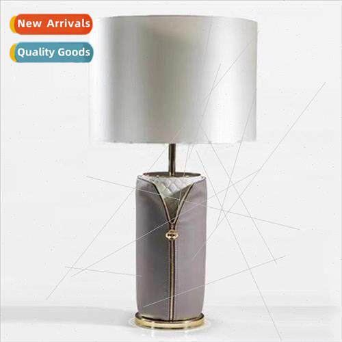 -modern minimalist creative leather table lamp designer luxu