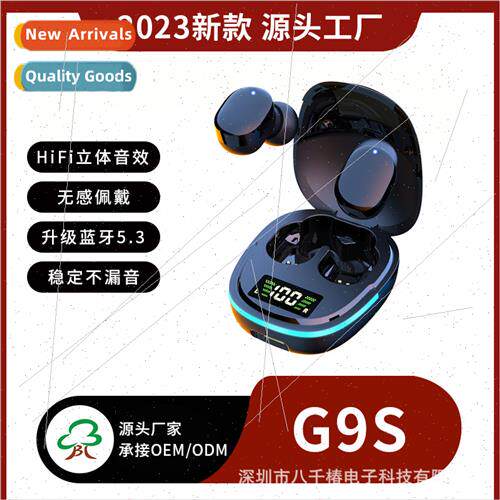 New Bluetooth headset G9S colorful breathing light digal dis