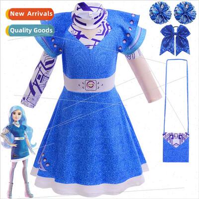 Zombie3 Zombie High School Kids Cheerleader Permance Costume