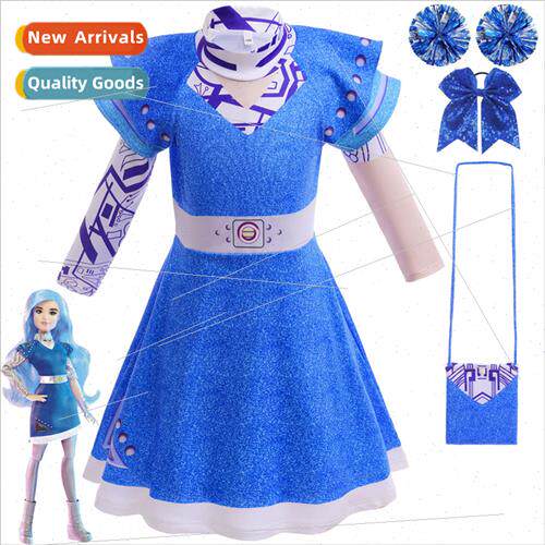 Zombie3 Zombie High School Kids Cheerleader Permance Costume