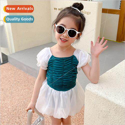 Childrens swimsus 2023 new nd of   princess skirt spa vacati