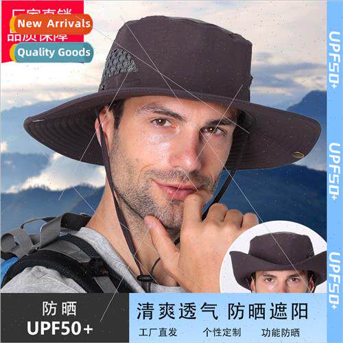 Summer hat men fisherman hat UV outdoor fishing hat sunscree