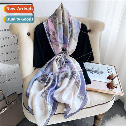 Spring summer in Europe Uned States new sunscreen silk scarf