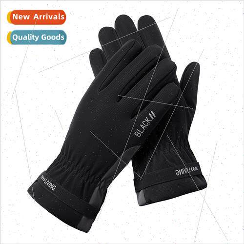 New fall and winter padded warm gloves outdoor riding drivin