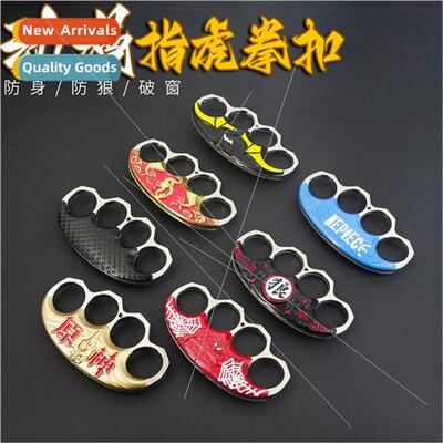 Anime finger tiger fist buckle handcuffs claw knife set mach