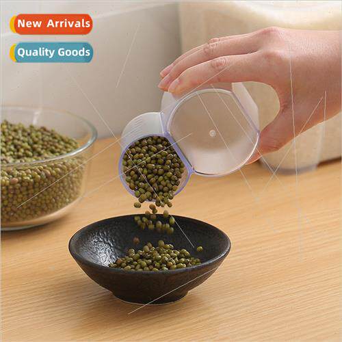 Kchen wh scale transparent quantative scooping rice cup hous