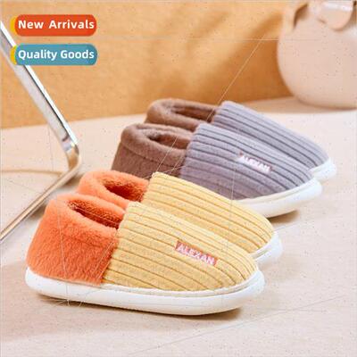 Thick bottom cotton slippers female package heel stepping sh