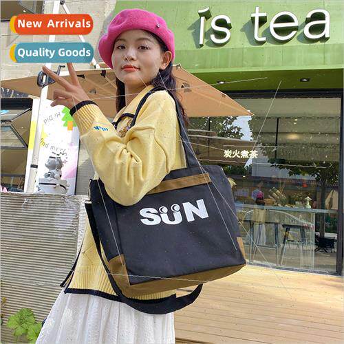 large-capacy canvas tote bag fashion ladies shoulder bag bus