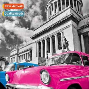 Diamond painting new DIY retro car full round diamonds handm