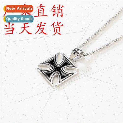 Anime film  jewelry fashion stainless steel black drop Knigh
