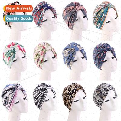 Europe Uned States printing double wrapped head cap ethnic w