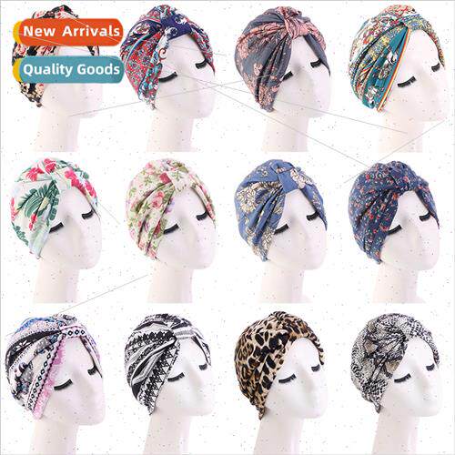 Europe Uned States printing double wrapped head cap ethnic w