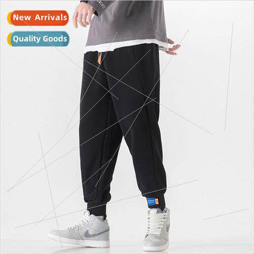 2022 new Korea men sweatpants nd solid colour men casual tro