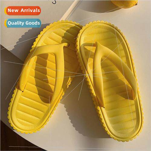 Korean ins fashion seaside vacation beach clip-on sandals fl