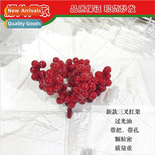 Christmas mulation Red Fru Trident Red Fru Wh Handle Foam Fr