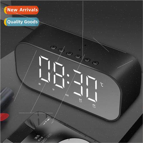 New S5 alarm clock clock gift fashion creative mirror blueto