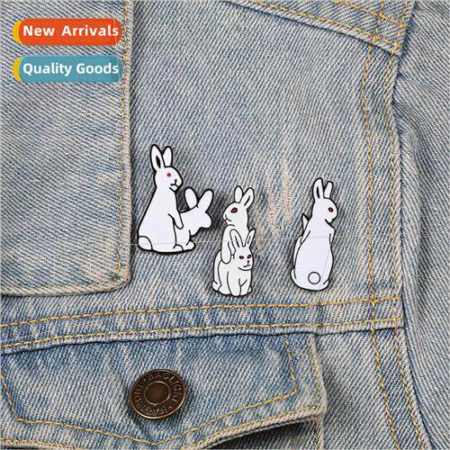 Cartoon ins rabb accessories jewelry fun rogue rabb whe oil