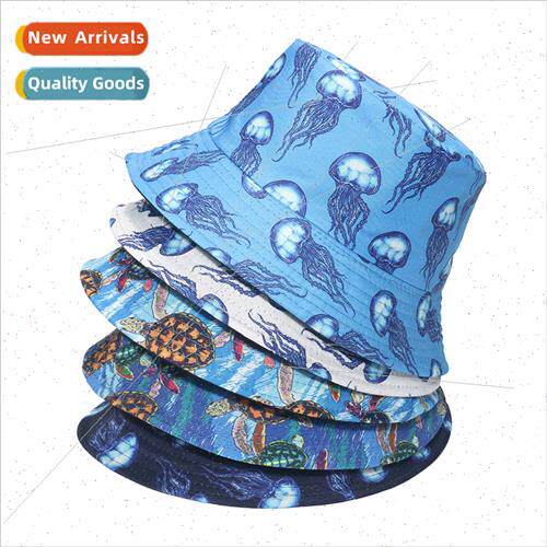 New Europe Uned States turtle jellyfish printed flower pot h