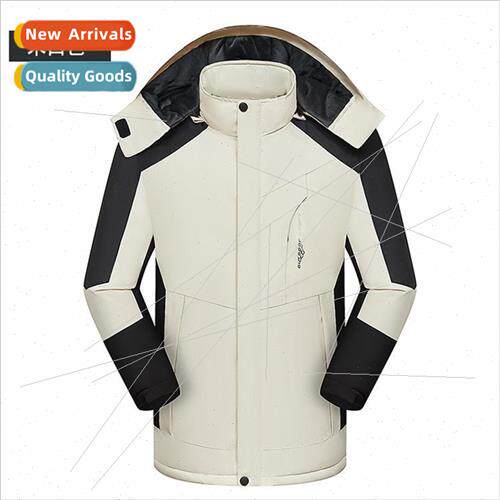 Winter new waterpropadded thickened rushing jacket big yards