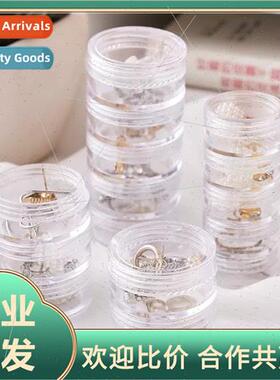 Jewelry transparent plastic storage box stacked multi-layer