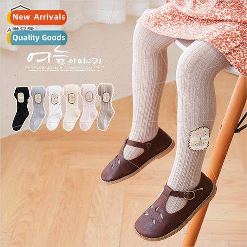2023 spring new childrens pantyhose girls bottoming pants a
