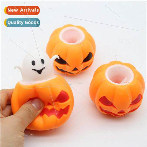 Halloween new stall pumpkin spooky pinch music luminous comp