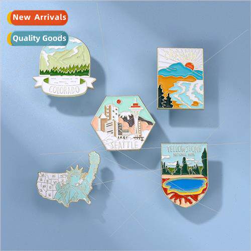 New creative sunset river building logo cartoon fashion anti
