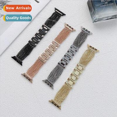 适用apple small row chain metal watch bapple watch8/7/SE/6/5